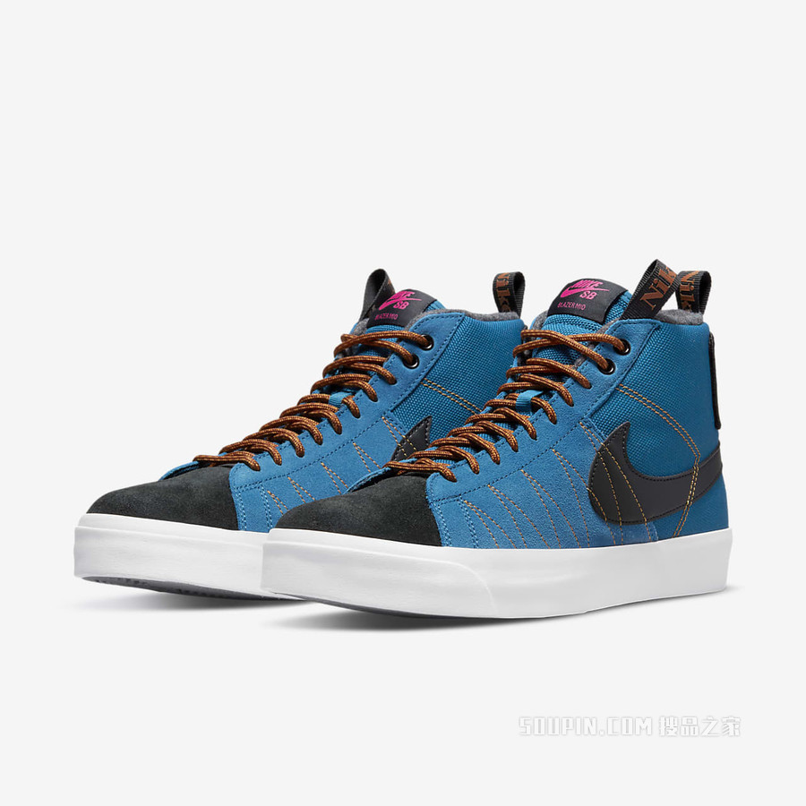 Nike SB Zoom Blazer Mid PRM 男/女滑板鞋