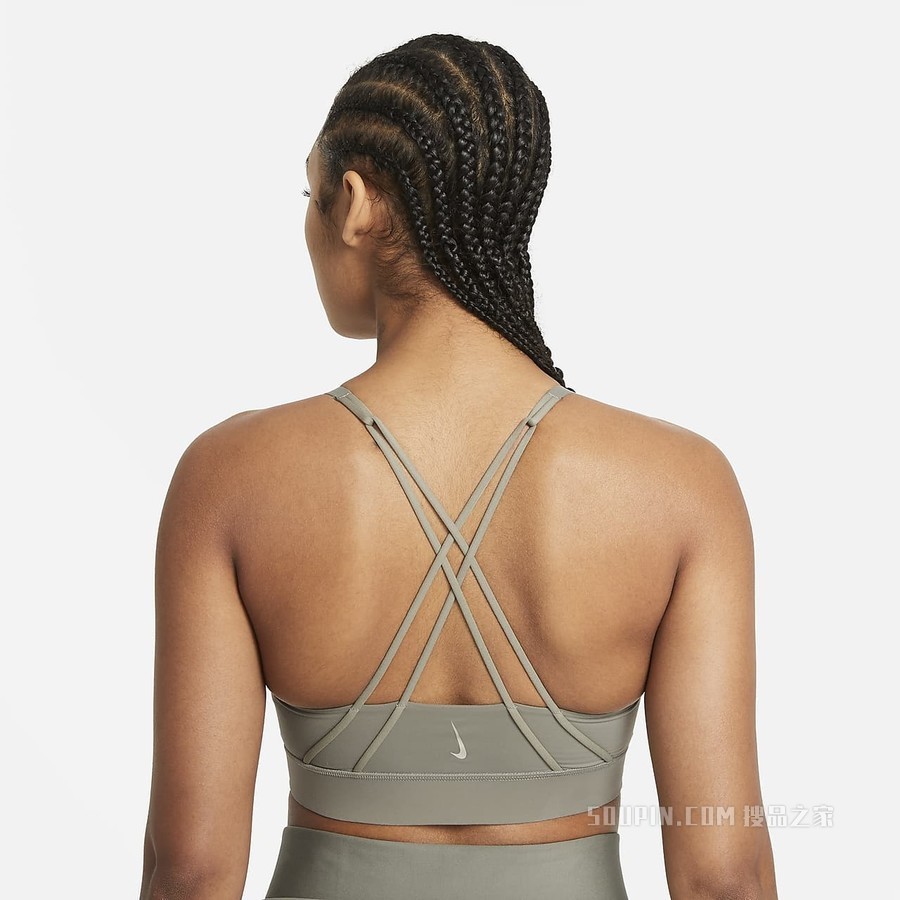 Nike Swoosh Luxe 女子中强度支撑衬垫运动内衣