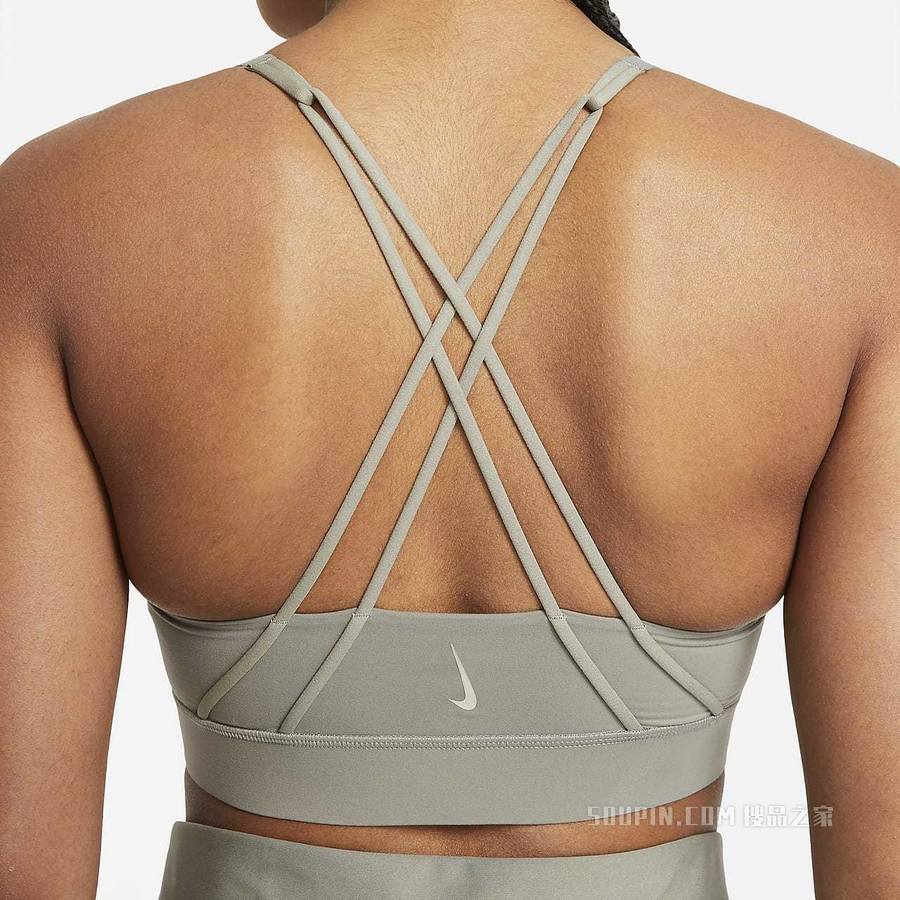 Nike Swoosh Luxe 女子中强度支撑衬垫运动内衣