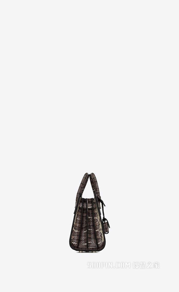Sac de Jour nano经典蟒蛇皮革手袋