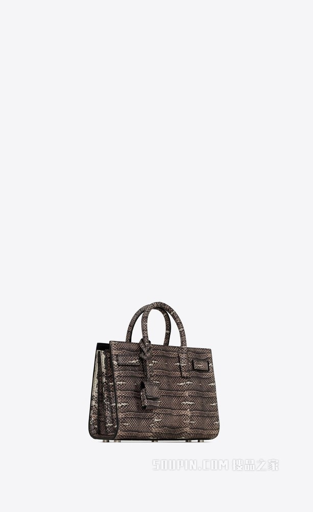 Sac de Jour nano经典蟒蛇皮革手袋