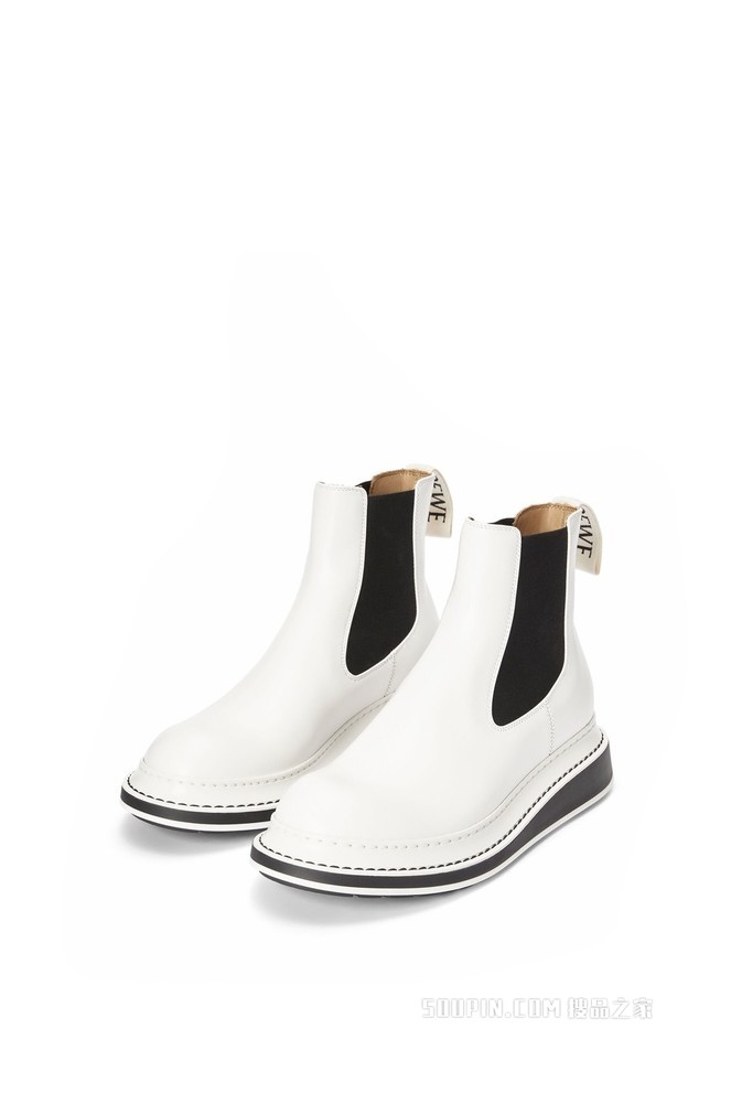 Slip on loafer in calfskin