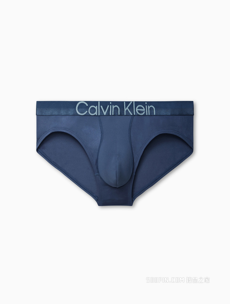 Calvin Klein 男士时尚醒目提花LOGO弹力腰边透气贴身三角内裤NB2973