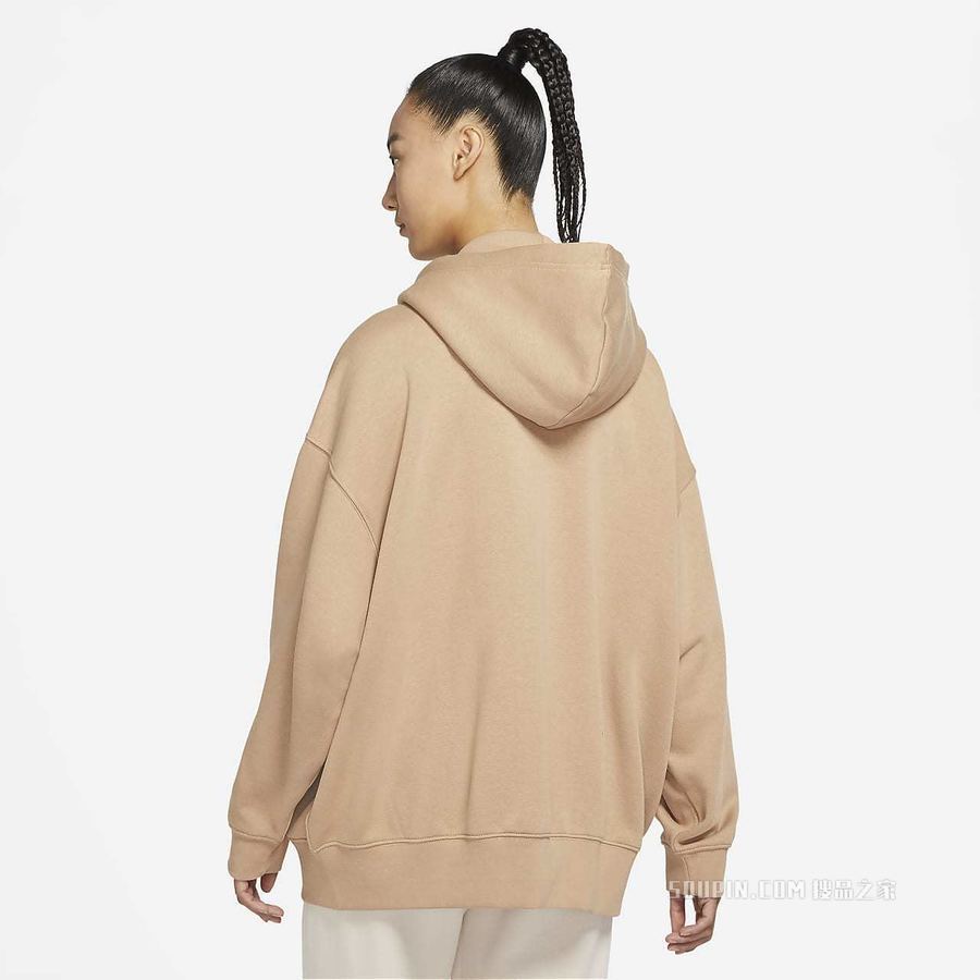 Nike Sportswear Essentials 女子全长拉链开襟起绒连帽衫