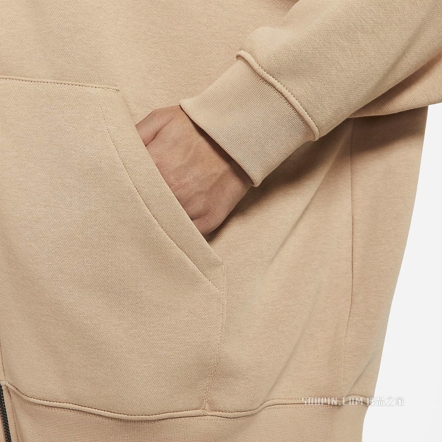 Nike Sportswear Essentials 女子全长拉链开襟起绒连帽衫