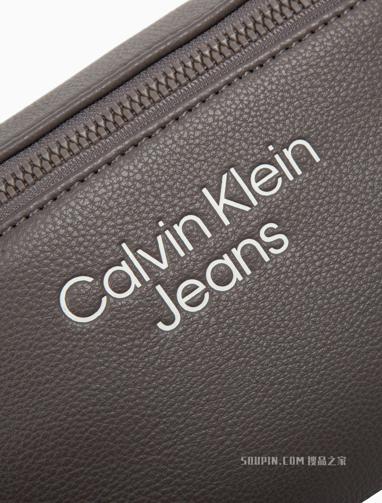 【情人节礼物】Calvin Klein 男拉链可调节插扣压印腰包HH3067