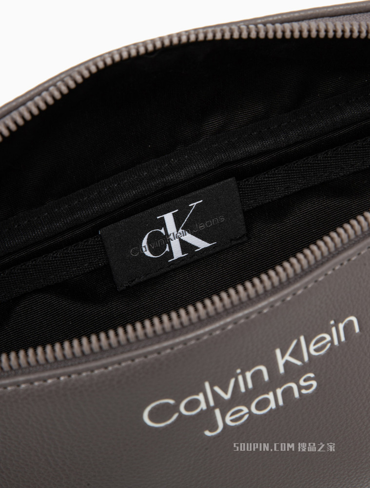 【情人节礼物】Calvin Klein 男拉链可调节插扣压印腰包HH3067