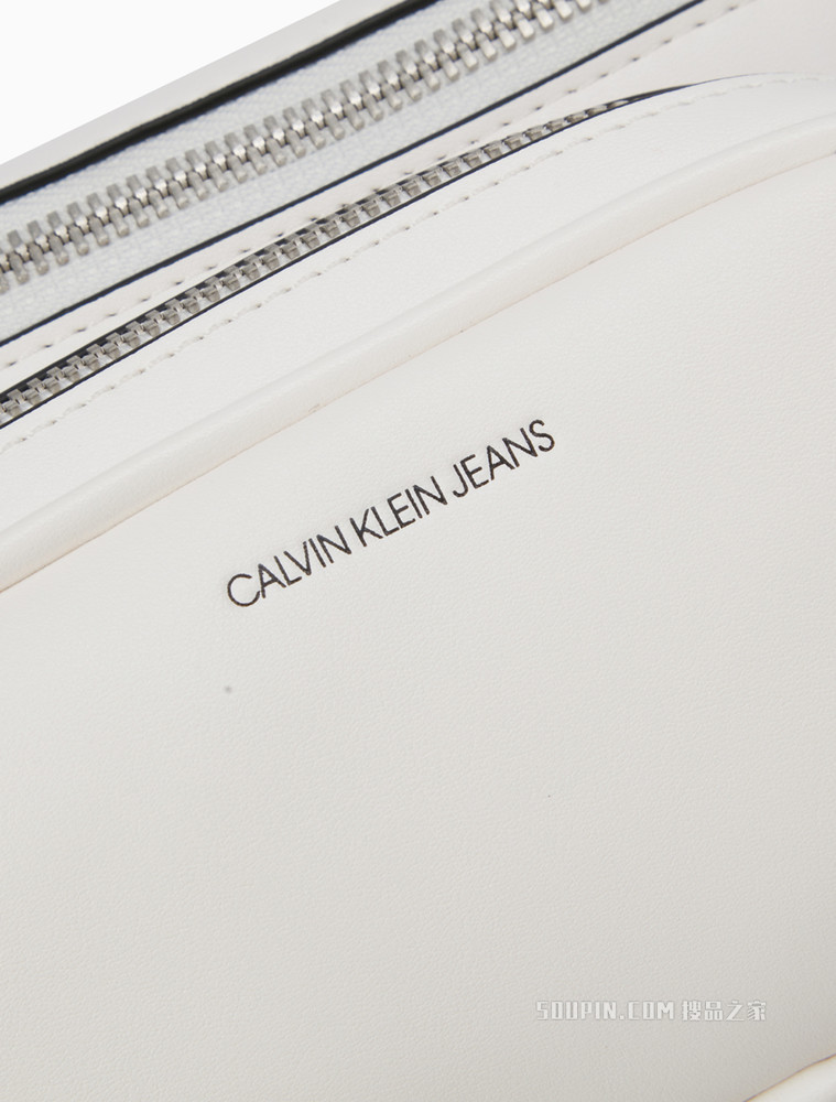 【情人节礼物】Calvin Klein女包 时尚拉链开合压印LOGO腰带卡扣腰包DH2791
