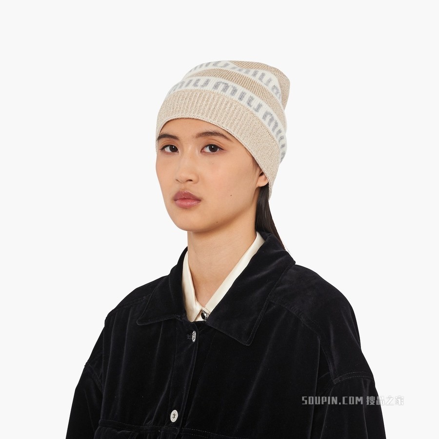 针织无檐小便帽