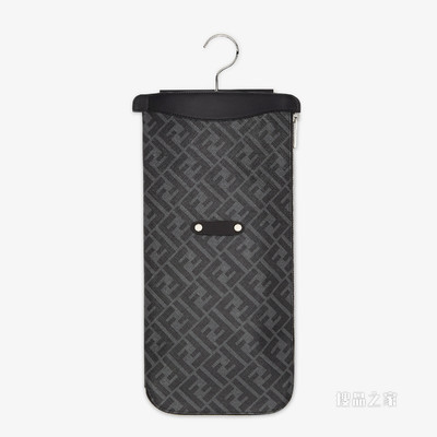 领带盒 灰色PU材质领带盒