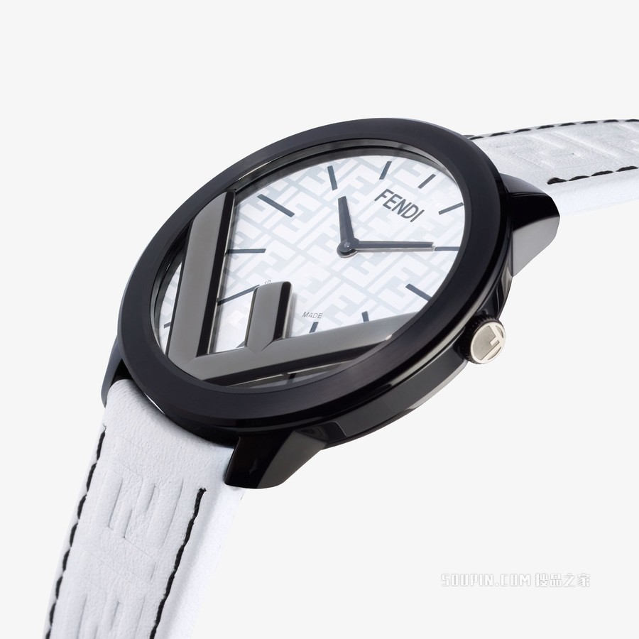 Runaway 41毫米 - 饰有F is Fendi标识的圆形腕表