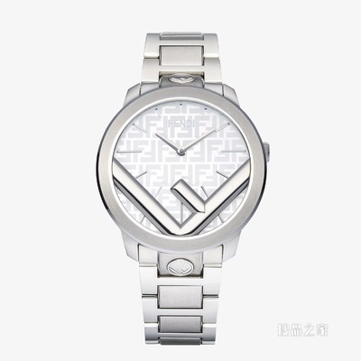 Runaway 41毫米 - 饰有F is Fendi标识的圆形腕表