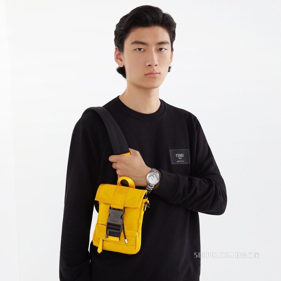 Runaway 41毫米 - 饰有F is Fendi标识的圆形腕表