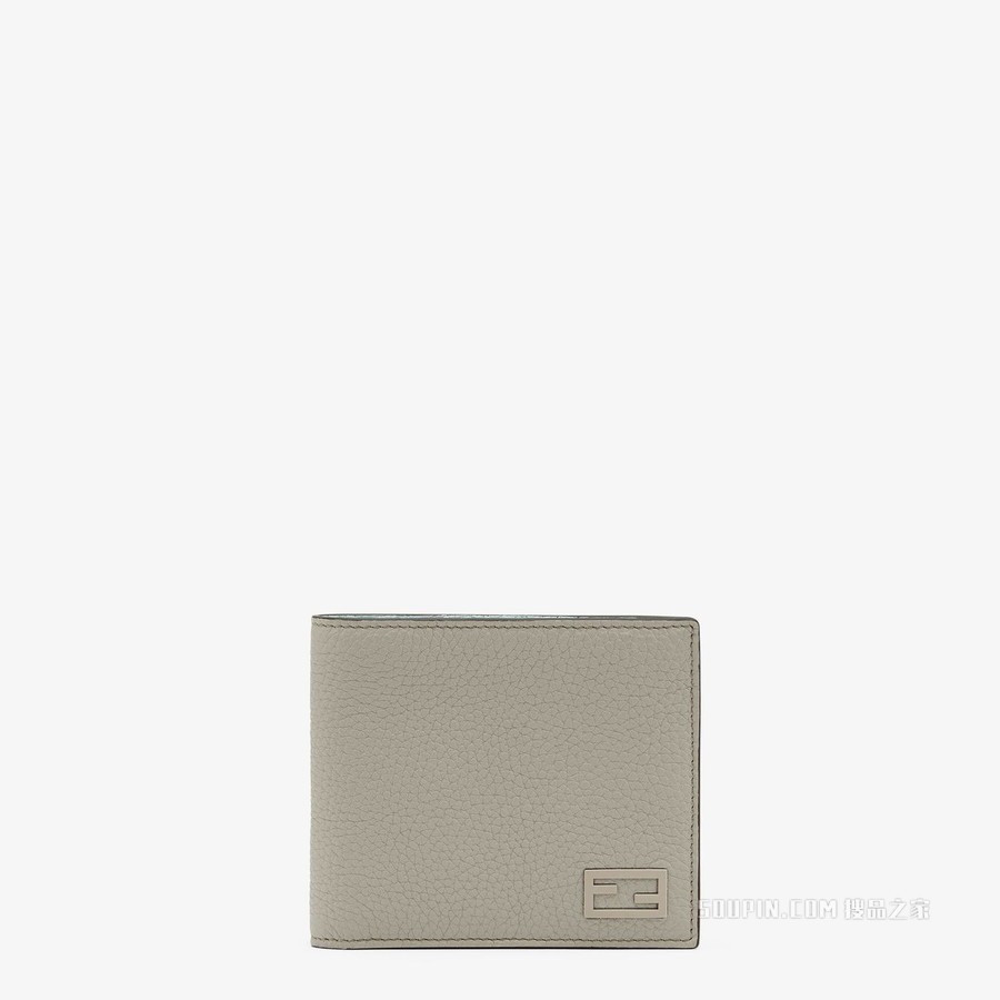 皮夹 双色皮革双折钱包