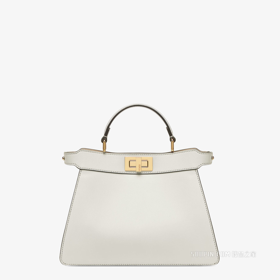 Peekaboo ISeeU小号手袋 浅灰色皮革手袋