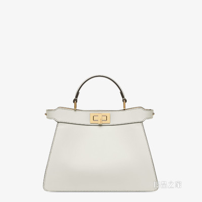 Peekaboo ISeeU小号手袋 浅灰色皮革手袋