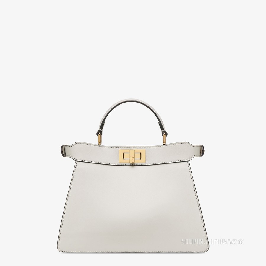 Peekaboo ISeeU小号手袋 浅灰色皮革手袋