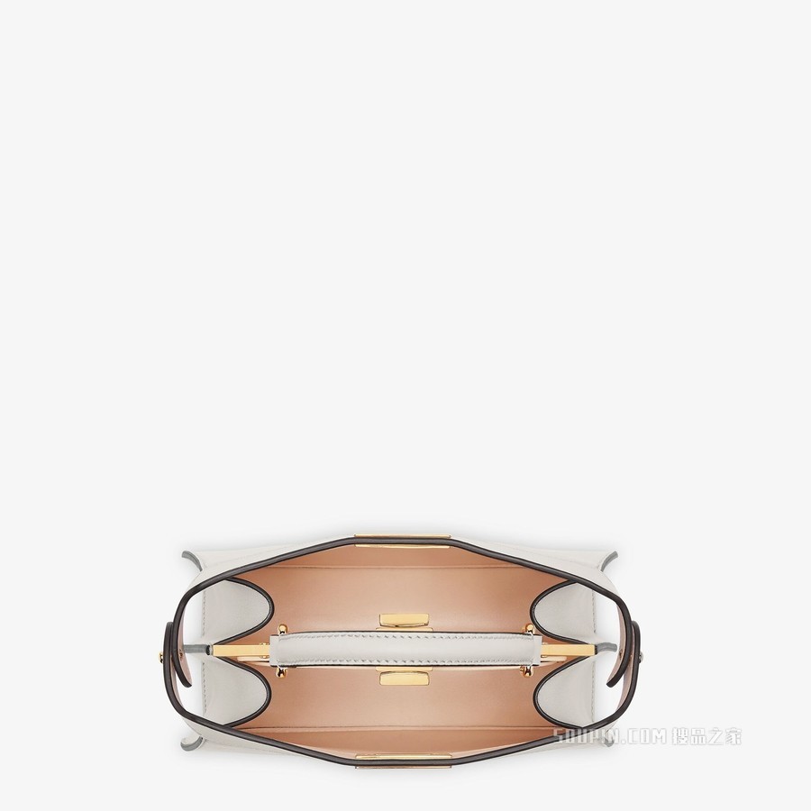 Peekaboo ISeeU小号手袋 浅灰色皮革手袋