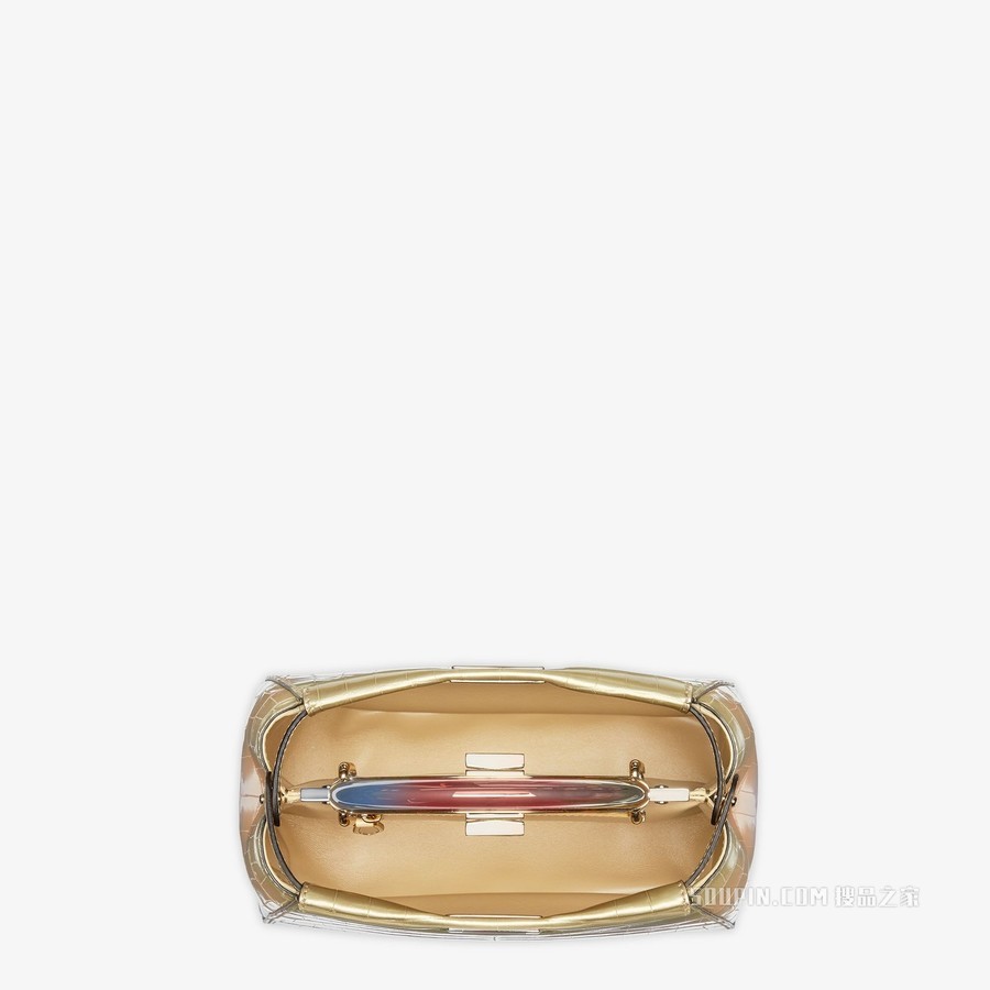 Peekaboo Iconic迷你手袋 拼色鳄鱼皮手袋