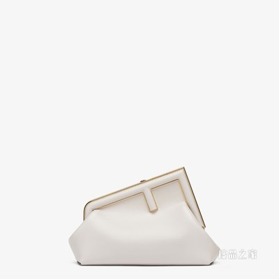 Fendi First小号手袋 浅灰色皮革手袋