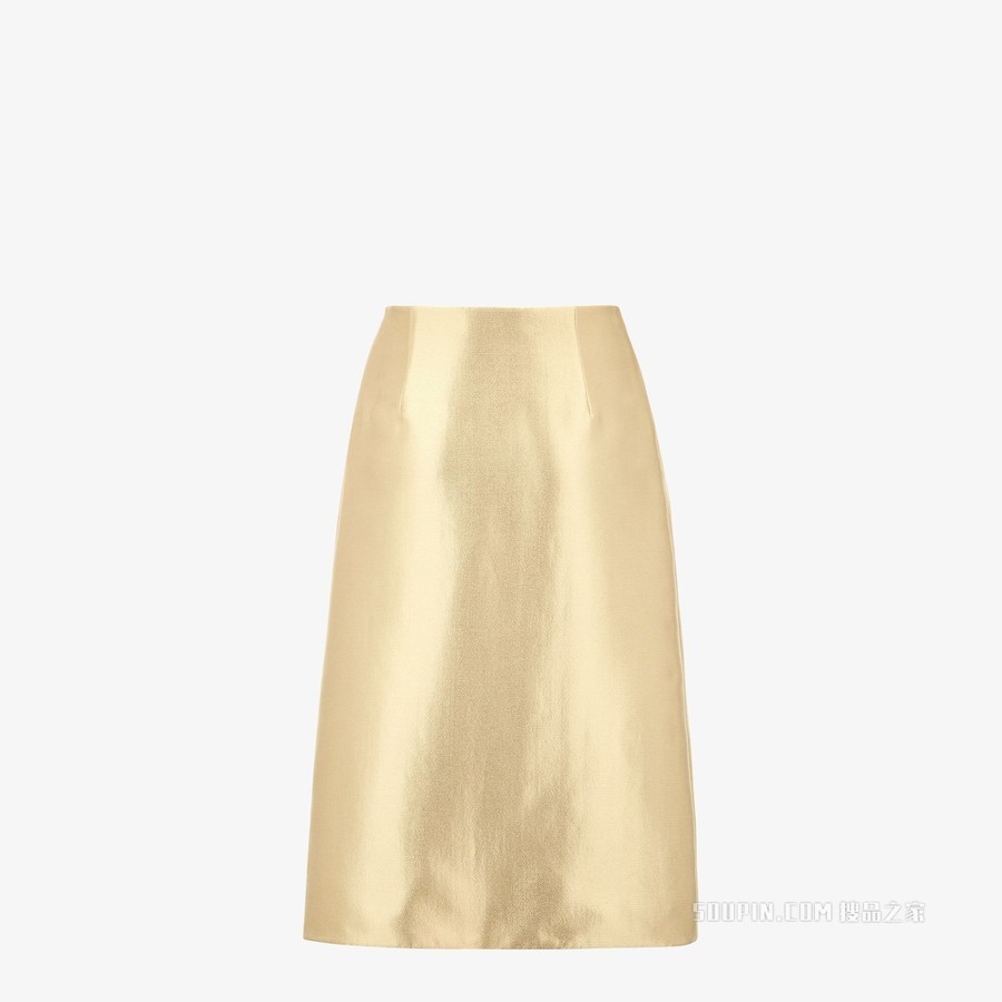 半身裙 金色卡迪半身裙