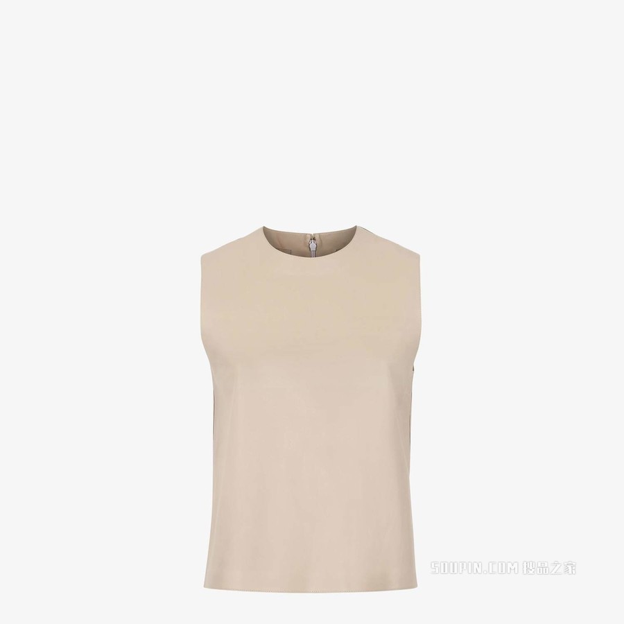 上衣 米色纳帕皮上衣