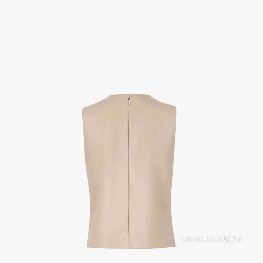 上衣 米色纳帕皮上衣