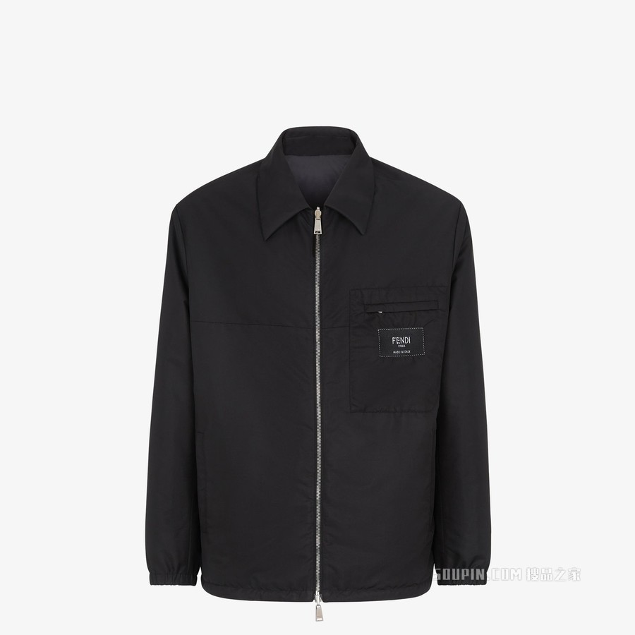 夹克 黑色尼龙夹克