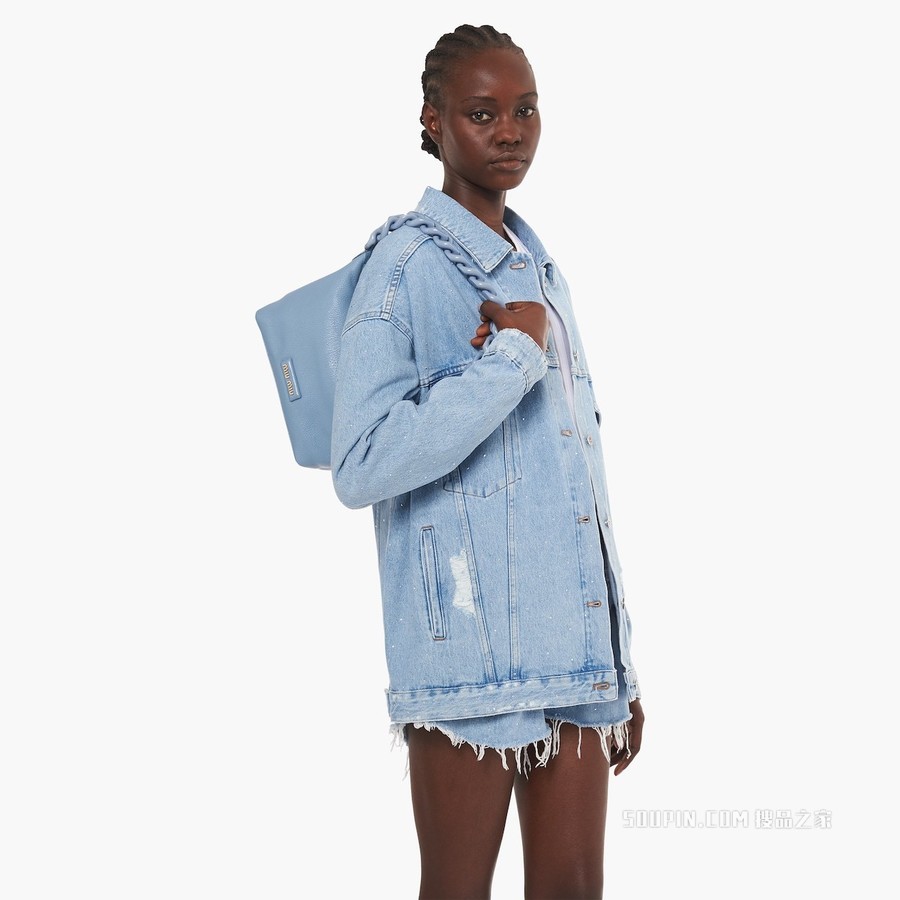 MIU SPIRIT Madras 皮革手袋