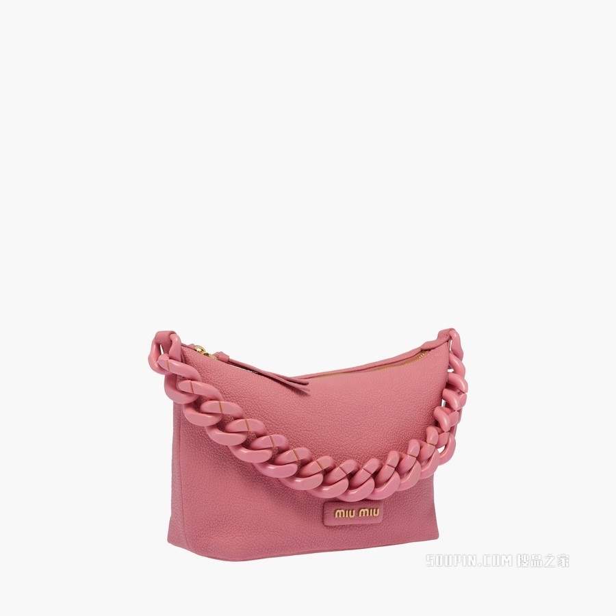 MIU SPIRIT Madras 皮革手袋