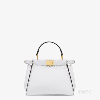 PEEKABOO 迷你手袋 白色Selleria手袋