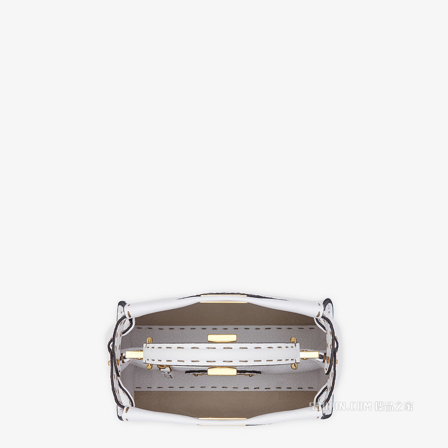 PEEKABOO 迷你手袋 白色Selleria手袋