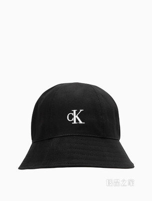 Calvin Klein 男士圆顶纯棉撞色LOGO刺绣渔夫帽HX0260