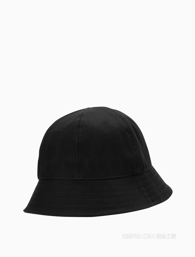 Calvin Klein 男士圆顶纯棉撞色LOGO刺绣渔夫帽HX0260
