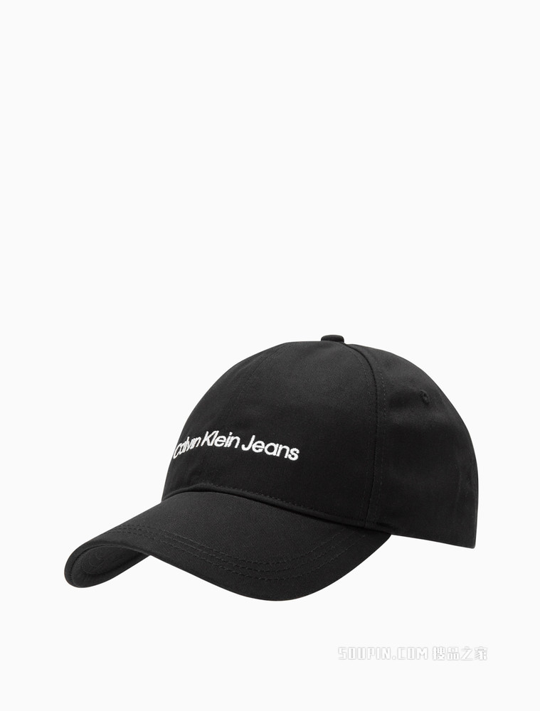 Calvin Klein 男士纯棉金属卡扣LOGO刺绣鸭舌棒球帽HX0261