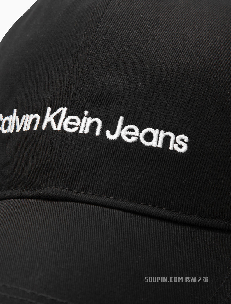 Calvin Klein 男士纯棉金属卡扣LOGO刺绣鸭舌棒球帽HX0261
