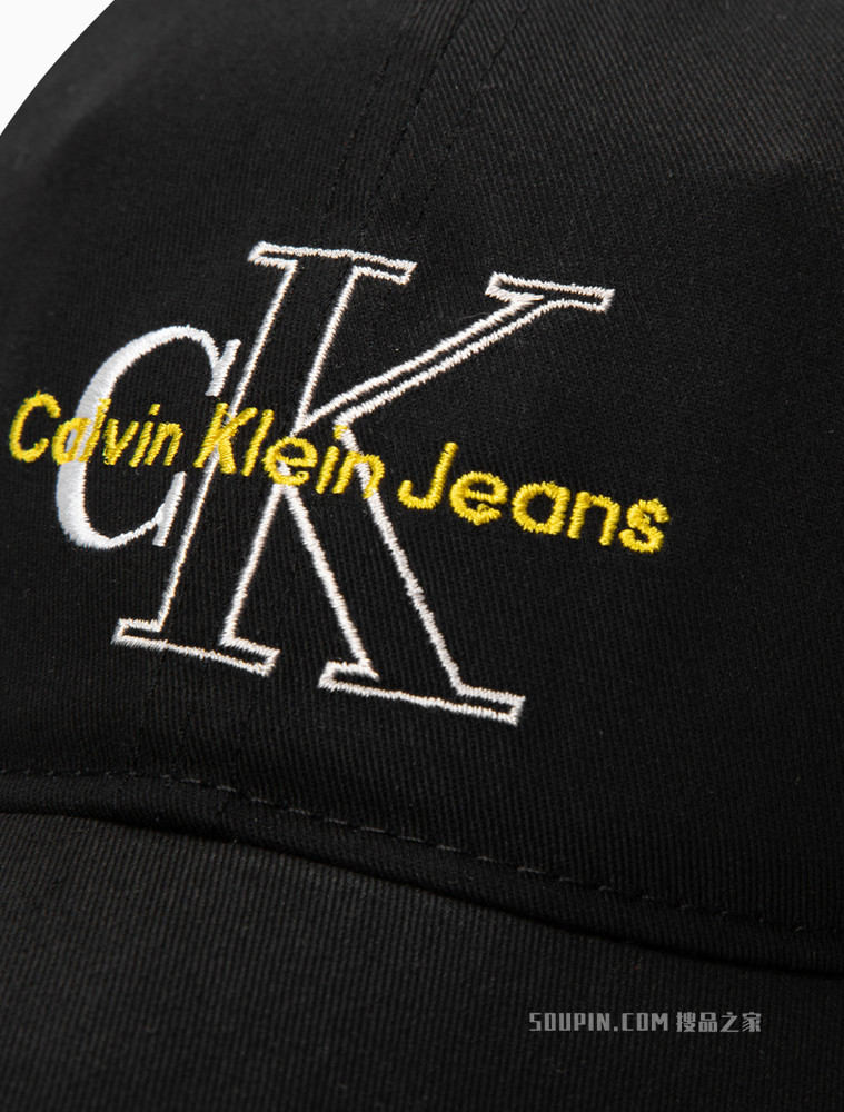 Calvin Klein 男士简约百搭撞色交叠刺绣鸭舌棒球帽K508977