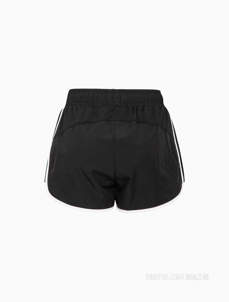 Calvin Klein 女士松紧抽绳腰LOGO印花健身跑步短裤4WS2S802