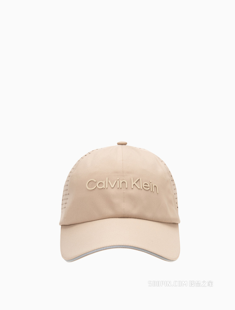 Calvin Klein 女士网眼透气立体胶质LOGO运动鸭舌帽PX0202