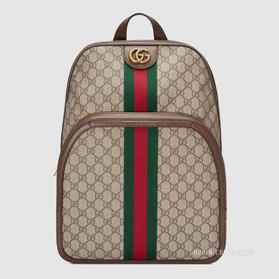 Ophidia系列中号GG背包 GG Supreme帆布
