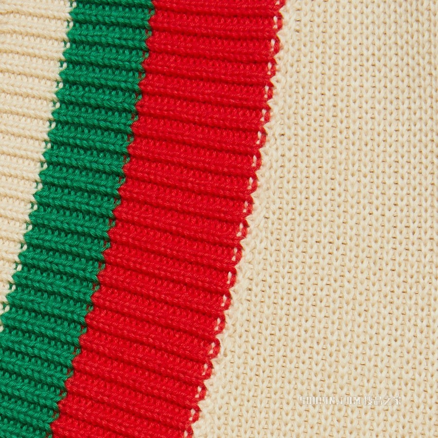 Gucci Pineapple系列棉质毛衣 白色