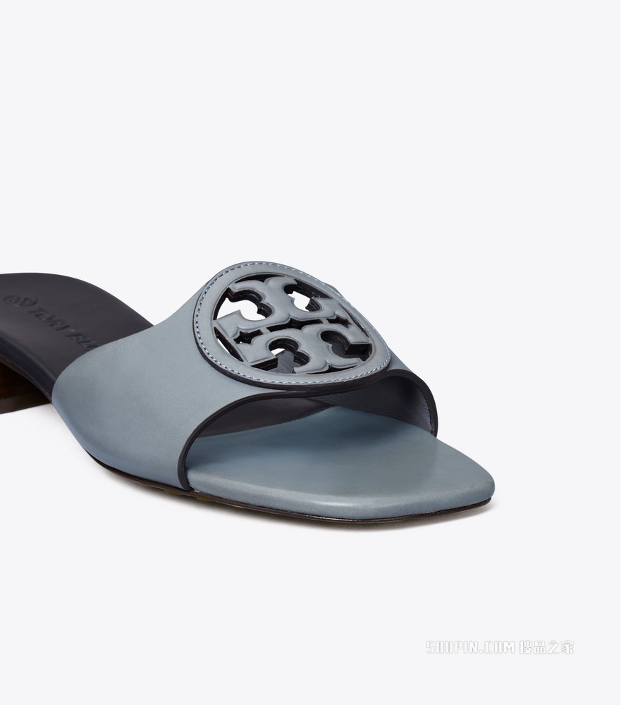 Miller 镂空拖鞋 浅蓝色/深邃海军蓝