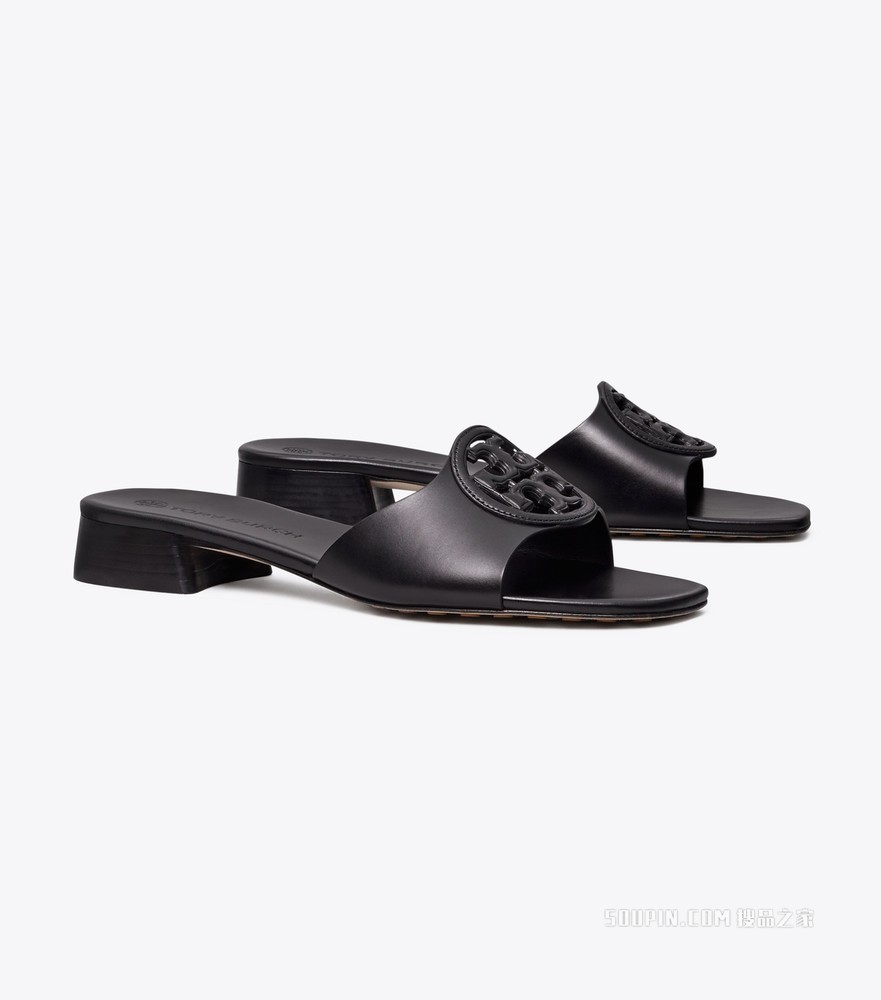 Miller 镂空拖鞋 深邃黑