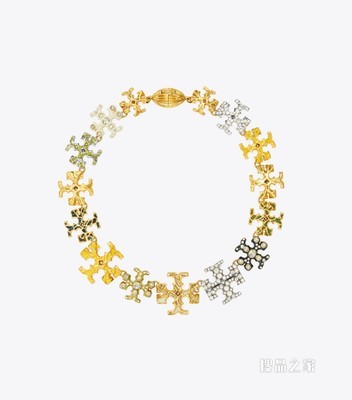 Logo 项链 轧制金/拼色
