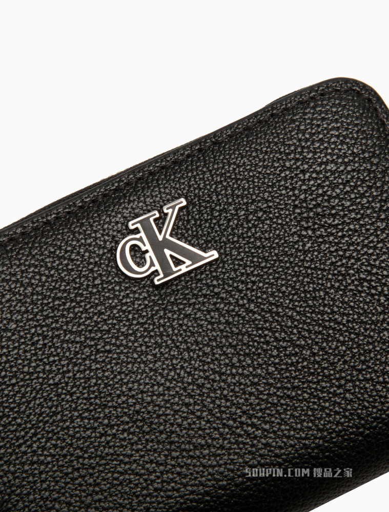 Calvin Klein 女士时尚手拿拉链金属LOGO卡包钱包DP1551
