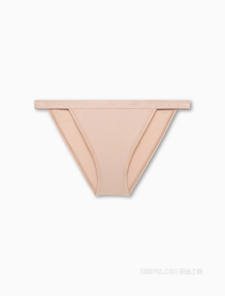 【自然系列】Calvin Klein 女性感循环LOGO高开叉三角内裤QF6760