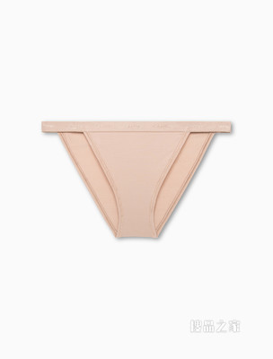 【自然系列】Calvin Klein 女性感循环LOGO高开叉三角内裤QF6760