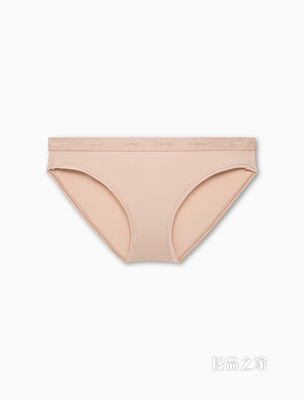 【自然系列】Calvin Klein 女士哑光循环LOGO比基尼内裤QF6761AD