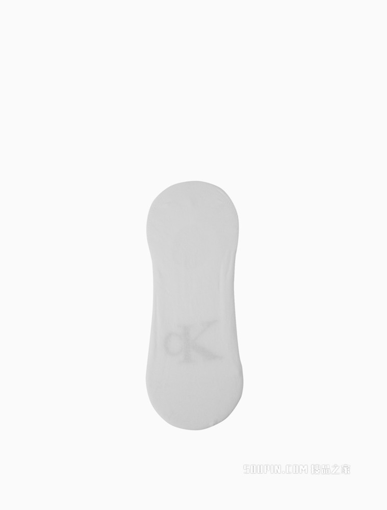 Calvin Klein 男士舒适深口CK字母提花短袜船袜CKP32871