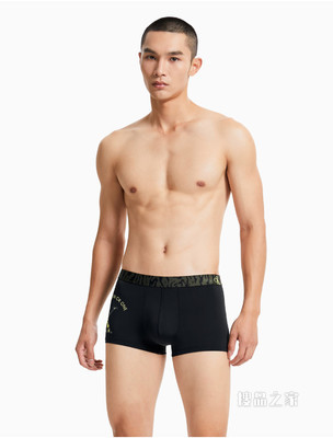 【One有引力带】Calvin Klein 男士迷彩腰边平角内裤NB2982